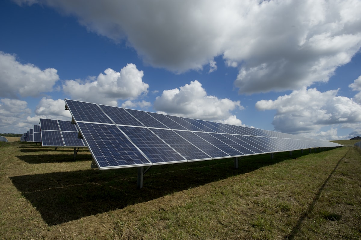 Solar panels installed on a residential rooftop